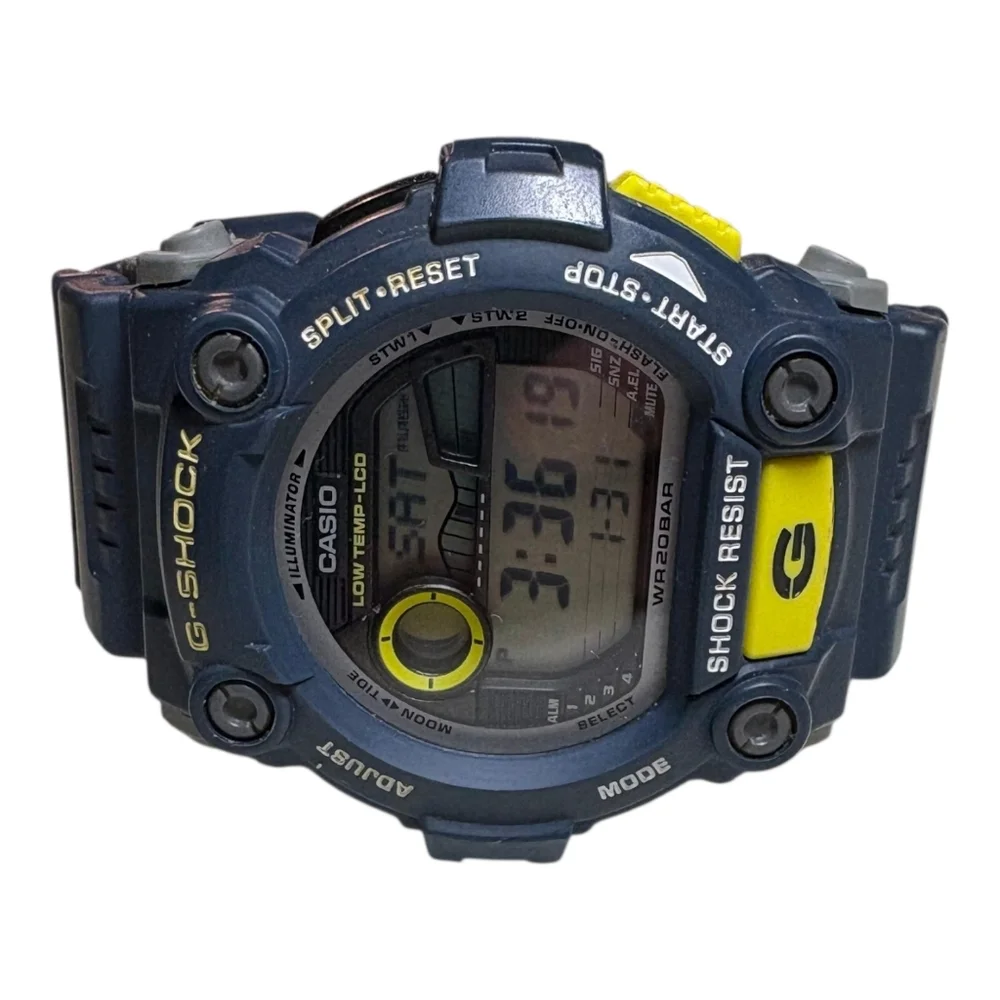 Casio G-Shock G7900 Tough Solar Digital Watch Navy Yellow WR200M